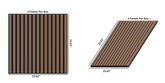 VW60 Acoustic Slat Panels - Walnut